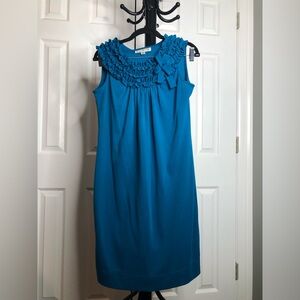 AA Studio Blue Sleeveless Dress, Size 6